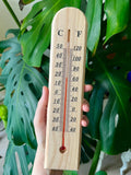 Wooden Wall Thermometer