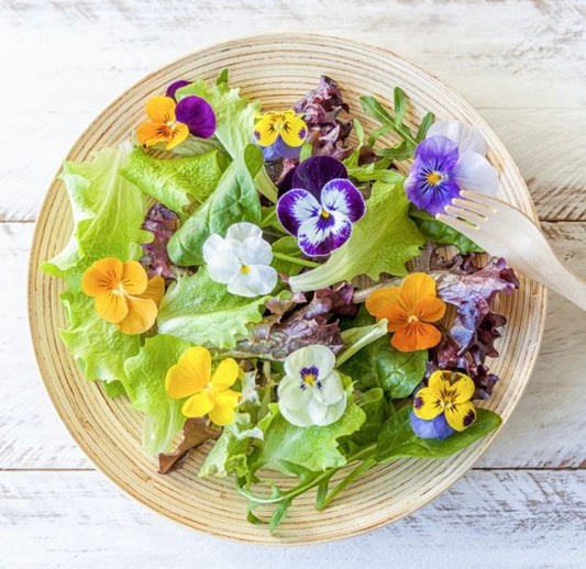 Edible Flower seeds, easy to grow, best gift for him & her gardening, home decor, kids love these, baking, teacher gifts educational and fun