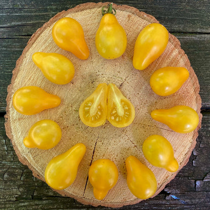 Yellow Pear-shaped Tomato seeds, best gift for him and her, gardening, home decor, educational, fruit & vegetable, mothers day fathers day