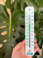 Weather Proof Thermometer, Wall Thermometer, Fahrenheit and Celsius, for indoors and outdoors Greenhouse House Plants Gardening Tool Gift
