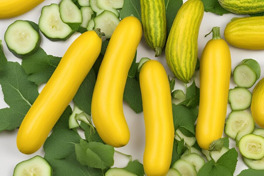 Yellow Cucumber Seeds: Organic Gardening, DIY Fruits & Vegetables