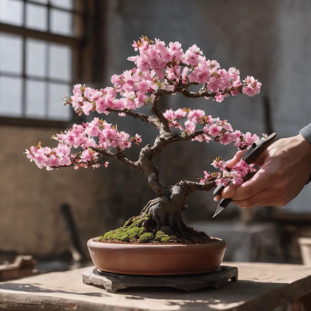 Pink Cherry Blossom Bonsai Tree seeds, Sakura home decor gift for him her mom dad teacher gardening DIY flowering plants perennial