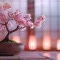 Pink & White Cherry Blossom Bonsai Tree Seeds: Japanese Sakura, Gardening Flowering Perennial, Garden House Plants, Frost Hardy DIY Flower