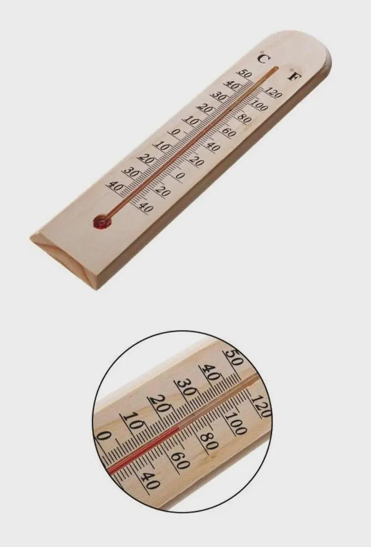 Wooden Wall Thermometer